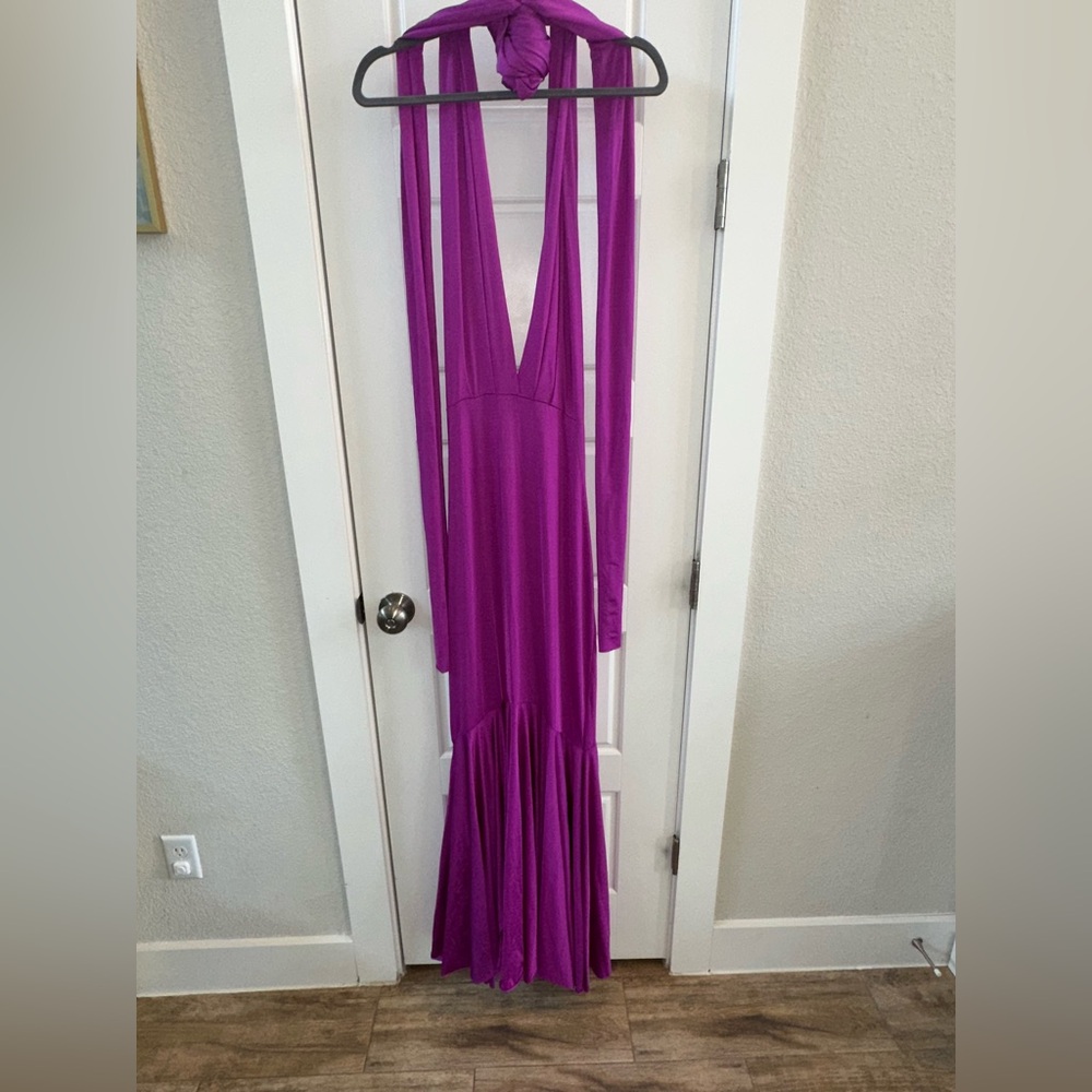 Von Vonni Rich Purple Infinity Dress NWOT